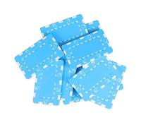CIYODO 10pcs Light Blue Poker Chips Set Mahjong Currency Chips Gaming Props for Texas Holdem Poker Beginners and Party Use