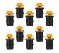 CIYODO 10pcs M5 Motorcycle Windscreen Bolts Gold 5mm Windshield Mounting Hardware Kit for Touring and Sports Bikes