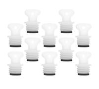 CIYODO 10pcs Medium 21mm Hot Water Bottle Rubber Lid Sealing Plugs with Gaskets Leakproof Replacement Caps for Portable Hot Water Bags Winter Use