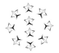 CIYODO 10Pcs Mini Star Hair Clips Decorative Metal Snap Barrettes for Secure Hair Styling Accessories Adorable Five-pointed Star Design for Party and Everyday Use