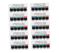 CIYODO 10Pcs Nasal Rinse Bottle Temperature Strips Adhesive Saline Test Strips for Accurate Temperature Monitoring Daily Use