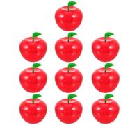 CIYODO 10pcs Plastic Candy Boxes in Red for Wedding and Day, Adorable Fruit-shaped Containers with Lids, Easy to Store and Light in Weight, Party Favour Gift Packaging