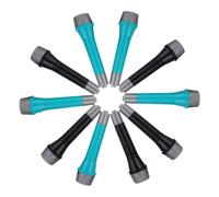 CIYODO 10pcs Plastic Microphone Lightweight Pretend Singing Educational for Boys and Birthday Party Role Play