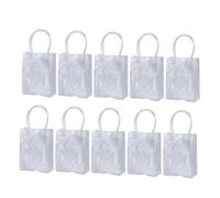 CIYODO 10pcs PVC Handheld Wine Bottle Bags Multi-Function Portable Party and Household Wine Supply Packaging 15x7x16cm Vertical PP Plastic Bags