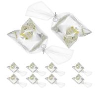 CIYODO 10pcs Resin Fish Key Chain Charm Handmade Ornament for Necklace