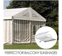 CIYODO 10Pcs Stainless Steel Telescopic Rv Awning Hooks Patio and Truck Bed Hook Set for Outdoor Canopy Extendable Pole for Rv Awnings and Attic Door Pulls