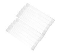 CIYODO 10pcs Thermometer Protective Cases Transparent Plastic Shock-absorbing Tubes for Safe Storage and Travel Round Needle Organizer for Home Hospital and Outdoor Use