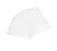 CIYODO 10pcs Transparent PVC Frosted Semi Transparent Plastic Frame Covers for DIY Picture Protection Matte Finish Replacement Film