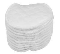 CIYODO 10PCS Washable Reusable Breastfeeding Pads Thick Cotton Nursing Pads for Maternity Soft Absorbent Leak Nipple Covers for Pregnant Women and Nursing Mothers