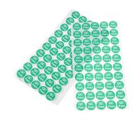 CIYODO 10sheets Qc Passed Stickers Round Adhesive Labels Quality Control Passed Inspection for Warehouse Production Line Fast Identification Visibility