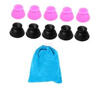 CIYODO 11pcs Silicone Cupping Therapy with Vacuum Suction Cups for Men and Home Use Environmental-Friendly Silicone Cupping Tools for Moisture Absorbers and Meridian Clearing