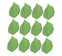CIYODO 12 Packs Green Leaf-shaped Self-stick Memo Notes Adhesive Notepads for Office Home School Cute Page Markers for Task Tracking and Decorative Use