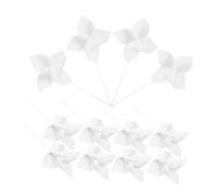 CIYODO 12 Pcs DIY Blank Paper Pinwheels for Creative Craft Color Your Own White Windmills for Outdoor Garden Decor School Classroom Daycare Party Favors Artistic Freedom for Random Color