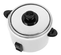 CIYODO 12 Scale Mini Kitchen Rice Cooker Figurine for Dollhouse Decor, Pretend Play Mini Cooking Prop for Doll Accessories