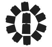 CIYODO 12pcs Black Kraft Paper CD DVD Storage Sleeves, Refill Binder Sleeves for Disc Protection, Wedding Card File and Document Holder Bag, Compact CD Carrying Wallet for Media