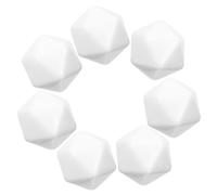 CIYODO 12pcs Blank Polyhedral Dices Sided Educational Dice for Math Practice DIY Crafts and Learning Activities Versatile Teaching Tool