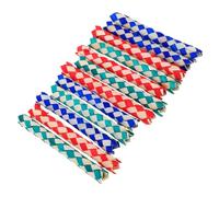 CIYODO 12pcs Chinese Bamboo Finger Trap for Parties and Bird Parrots Chew Goodie Bag Stuffers Relaxing Fun DIY Skill Development Fidget for Boys