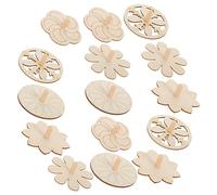 CIYODO 12pcs DIY Painting Gyro Set Unfinished Spinning Tops for Creative Fun Funny Childrens Craft Supplies Mixed Styles for Boys and Educational Parent Activity