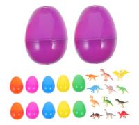 CIYODO 12Pcs Easter Dinosaurs for Lightweight and Realistic for Easter Egg Hunts and Party Decorations present for Boys