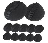 CIYODO 12Pcs Hair Volumizing Pads Reusable Fluffy Hair Inserts with Self-grip for Women Easy Volume Boosting Styling Tool Base Cushions