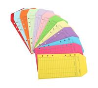 CIYODO 12Pcs Kraft Paper Budget Envelopes with Cash Envelope Sheets for Expense Tracking and Money Management Practical Budget Accessories for Monthly Bill Planner and Binder Organizing