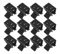 CIYODO 12pcs Mini Rectangle Hair Claw Clips for Women Lightweight Plastic Grip Clips Non-slip Small Hair Clamps for Travel the Go Styling