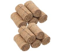 CIYODO 12pcs Miniature Hay for Dollhouse and Scale Farm Realistic Artificial Straw with Authentic Texture Compact and Vibrant Micro Landscape Ornaments for DIY Autumn Harvest