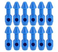 CIYODO 12pcs Plastic Wishbones Band Insert - Spearfishing Tackle Tool Fishing Accessory Inserts for Divers Maintenance and Replacement Blue