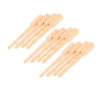 CIYODO 12pcs Scale Miniature Wooden Table Legs for Dollhouse Furniture Accessories Authentic Craftsmanship Easy to Install Replacement Feet for Mini Tables and Chairs