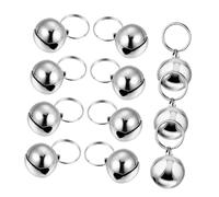 CIYODO 12pcs Silver Pet Collar Bells Jingle Charms for Dog Cat Training Tracking Festival DIY Craft Accessories