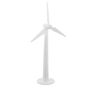 CIYODO 150 Scale Miniature Scenery Windmill Model Building Wind Power Generator in White Plastic Highly Realistic Detailing for Model Railroad Wind Turbine Scenes and Train Layout