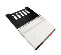 CIYODO 150 Sheets Wide Ruled Spiral Notebook with PP Dividers College Ruled Journal for School Office Travel Notebooks Bulk with Strong Construction and Modern Design