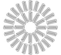 CIYODO 150pcs 3d Printer Replacement Springs Precision Extruder Compression Spring Carbon Steel Silver with Excellent Extrusion Tension and Stable High-temperature Performance