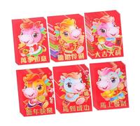 CIYODO 180pcs Year Horse Red Envelopes Lunar Year Paper Packets with Artistic Chinese Lucky for Spring Festival Birthday Celebration