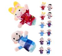 CIYODO 18pcs Family Finger Puppet for Adults and Soft Non-toxic Felt Hand Puppets for Storytelling Role-play Early Education Interactive Learning and Imaginative Play