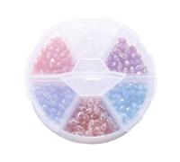 CIYODO 1pack Glass Seed Beads Colors DIY Jewelry Making Supply with Bright Painted Colors for Bracelet Necklace Accessories Crafting