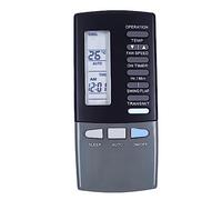 CIYODO 1Pc Air Conditioner Remote Controller for Energy Saving Compatible with Units Grey Design No Batteries Included Random Color