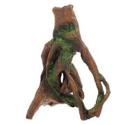 CIYODO 1Pc Artificial Tree Trunk Aquarium Decor Realistic Resin Driftwood Ornament for Fish Tank Landscaping Home and Office Decoration Suitable for Freshwater and Saltwater Random Color