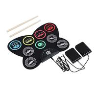 CIYODO 1Set Electronic Drum for Hand Rolled Percussion Instrument with Dual Speakers Creative Sound present for Beginners and Music Lovers