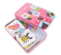 CIYODO 1Set Insect Jigsaw Puzzle Toy for Boy Girl Educational Game for Early Learning Parent-boy Girl Interactive Playset and Cognition Cards Toy