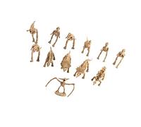 CIYODO 1set Mini Dinosaur Skeleton Models Lifelike Simulation Dinosaur Decor for Home Office Bar Educational for Great for Parties Collections 12pcs