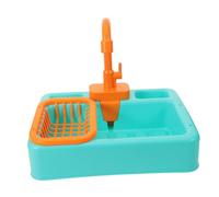 CIYODO 1set Parrot Bathing Basin Automatic Shower Tub for Birds Portable Pet Bathing Basin Smooth Edges for Birds Like Parrots and Sparrows Easy to Clean and Use