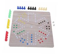 CIYODO 1Set Player Flying Chess Board Game Interactive Ludo for Family Gatherings and Parties Educational Fun for Portable Design for Travel