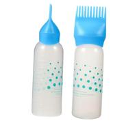CIYODO 2 pcs Hair Color Applicator Bottles with Graduated Scale Lightweight Root Dye Squeeze Bottles for Hair Oil and Dye Application Refillable and Easy to Use