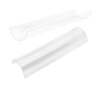 CIYODO 2 Pcs U Shaped Acrylic Cake Roll Molding Tools for Baking Transparent Roll Dessert Molds Home Baking Essential Cake Supports for Shape Retention