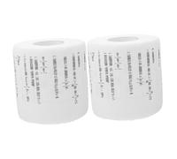CIYODO 2 Rolls Novelty Mathematical Formula Toilet Paper Funny Printed Bathroom Tissue Creative Absorbent Kitchen Paper Unique Gift for Students and Math Enthusiasts