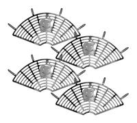 CIYODO 2 Sets 4pcs Black Useful Bike Protective Mesh for Rear Seat Safety Net Creative Bike Accessories for Boys and Random Style