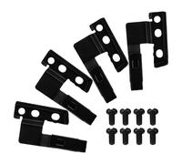 CIYODO 2 Sets Metal Windshield Wiper Arm Adapter Kits with Mounting Screws Weather-resistant Connectors for Broad Vehicle Compatibility Fast Easy Installation for Front Wiper Replacement