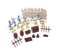 CIYODO 2 Sets Pirate Soldier Model Pirate Accessories Small Soldier Army Guys for Boys Aliens Figures Plastic