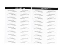 CIYODO 2 Sheets Hair Like Simulated Eyebrow Stickers for Women Artificial Brow Makeup Tool for Sparse No Eyebrows Easy to Shape Unique Brow Styles